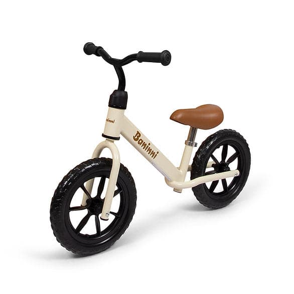 Bicicleta de equilíbrio Lola Beige Black Baninni