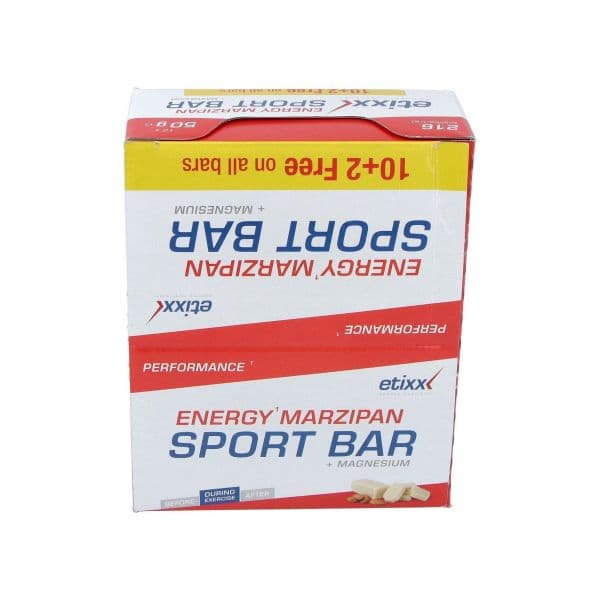 Etixx Energy Sport Bar + Magnesium 12 x 40g Maçapão