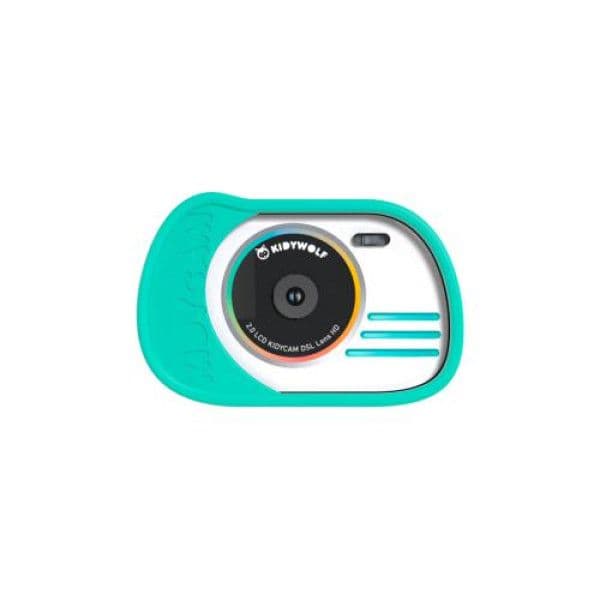 KidyWolf Máquina Fotográfica Cyan