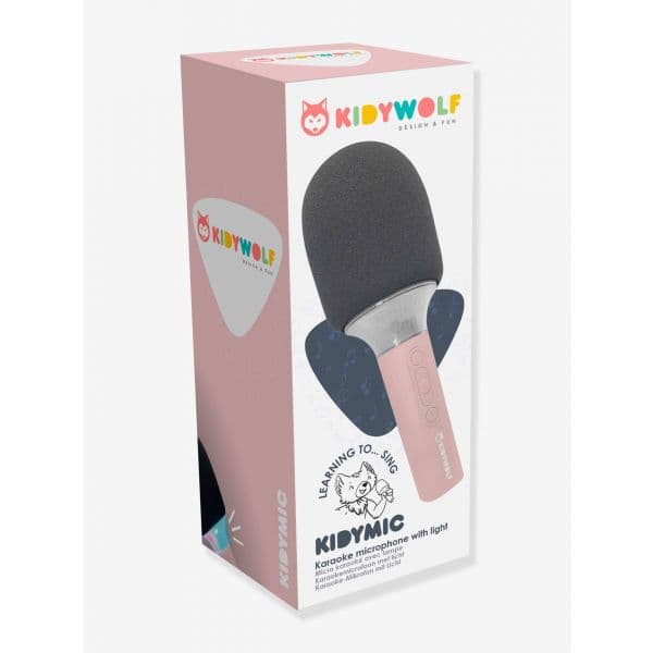KidyWolf Microfone Karaoke Kidymic Rosa TU