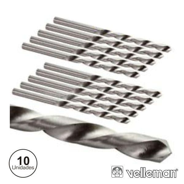 Velleman Conjunto de 10 Brocas 1.0mm - DRILL10N