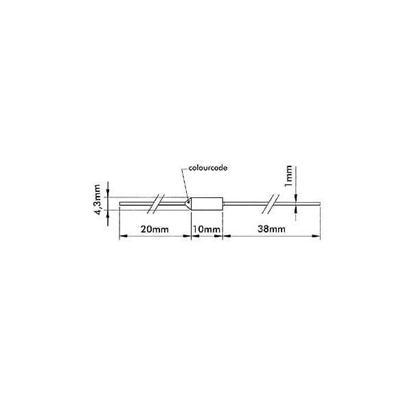 Velleman Fusível Térmico 120ºC 250V - FT120