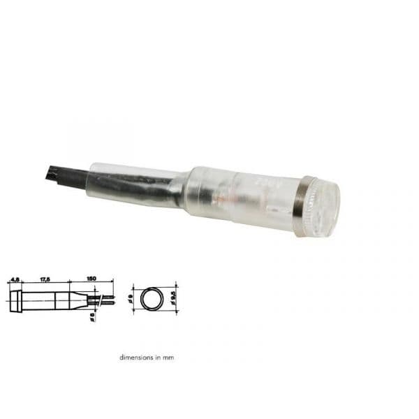 Velleman Luz Piloto Redondo 9mm 220v Clear - DRDF220C
