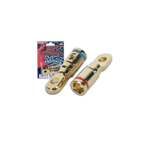Velleman Kit Terminais Auto Hi-fi Alta Amperagem Banhados em Ouro