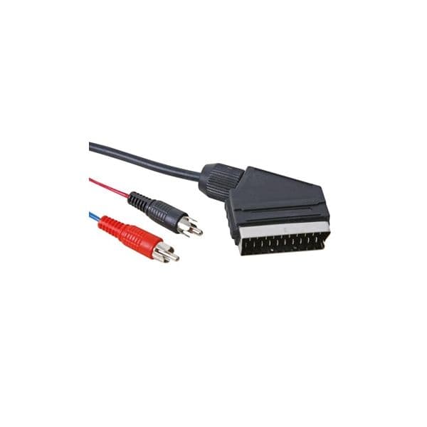 Velleman Cabo SCART Macho para 2x RCA Macho de 5m