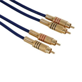 Cabo udio Alta Qualidade 2 x Rca M/m 1,5m