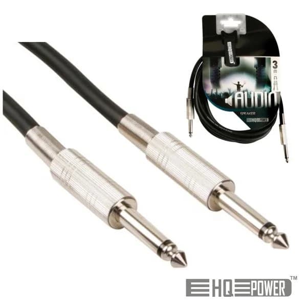 Velleman Cabo Profissional Jack 6.35mm Mono Macho/Macho de 3m - PAC135