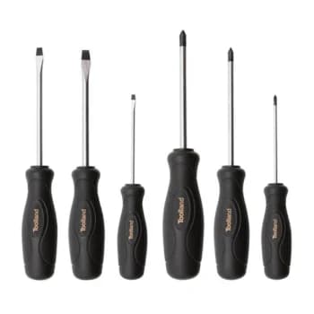 Toolland Conjunto de 6 Chaves Fendas e Philips - HSET20