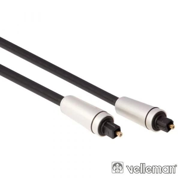 Velleman Cabo Fibra Óptica Toslink-Toslink M/ M 5m