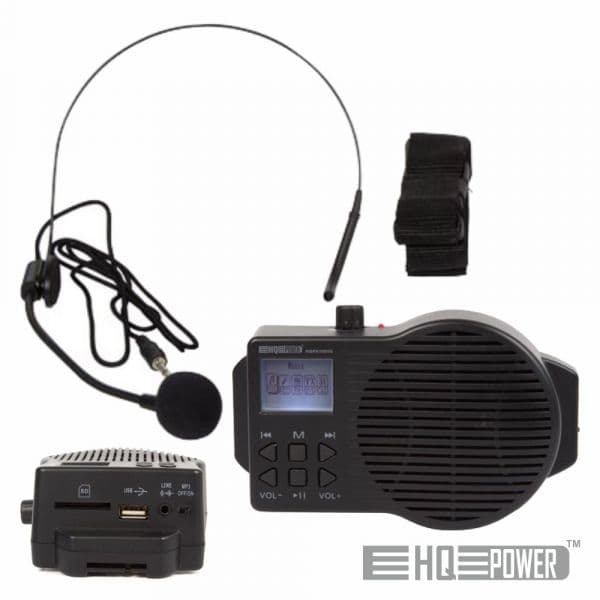 Hq Power Sistema Pa Portátil 5w Usb/Sd//Fm/Bat C/ Mic