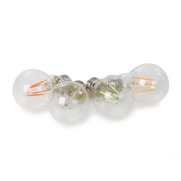 Velleman Lâmpadas Filamento LED A60 E27 4 Peças Cores Diferentes HQPL22030