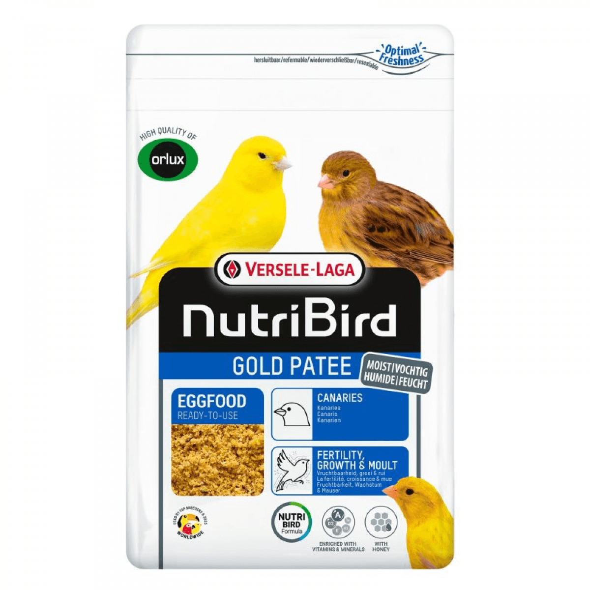 Orlux Gold Patee Canários Amarelo 1kg