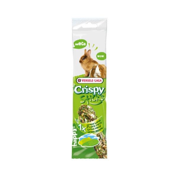 Versele Laga Crispy Sticks Coelho e Cobaias Pradaria Green 2x70g