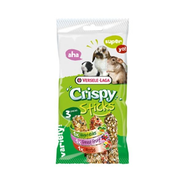 Versele Laga Crispy Sticks Triple Variety Pack Herbivores 165 g