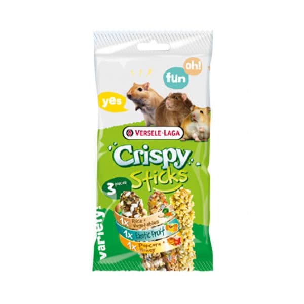 Versele Laga Crispy Sticks Triple Variety Pack Omnivores 165 g