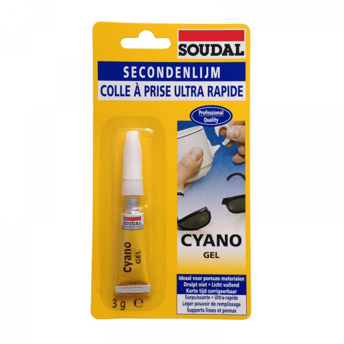 Soudal Cola Cianofix Gel 3g Soudal - 116390