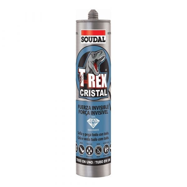 Soudal T-rex Cristal Cola e Veda -transparente 290ml 118694