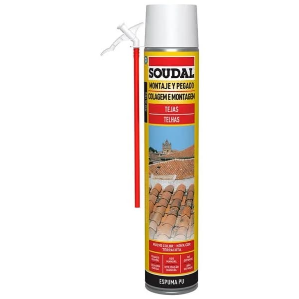 Soudal Cannula Texas Foam 750 ml. Vermelho - 881017849