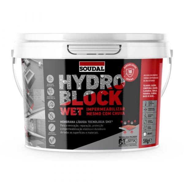 Soudal Hydroblock Wet Terracota 10Kg