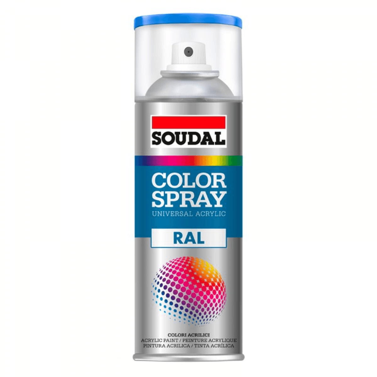 Soudal Color Spray Ral 400ml - Ral 9010 Mate