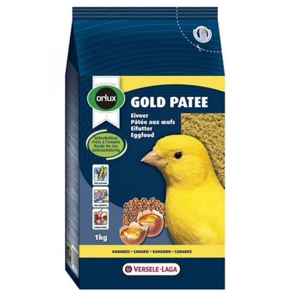 Versele Laga Orlux Gold Patee Canários Amarelo 1Kg