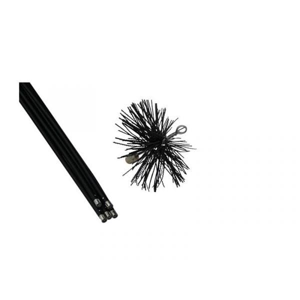 Toolland Escova Nylon p/ Chaminés 200mm - VK101