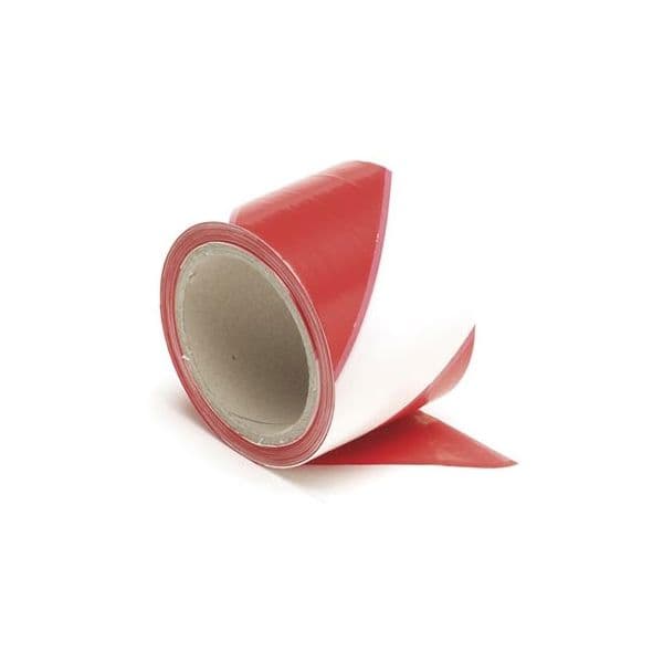 Fita de Sinalização 80mmx100m Red/White - VEL1187-100