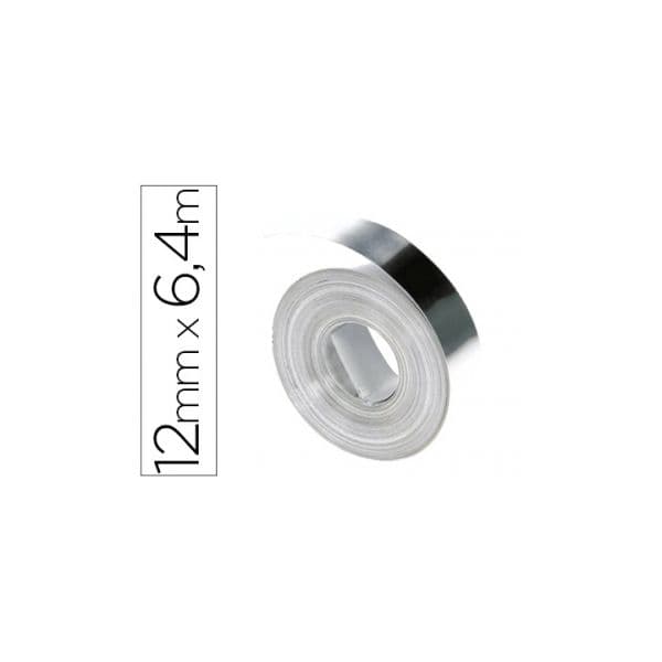 Dymo Fita Aço Inoxidável s/ Adesivo 12mmx6.4m - 32500
