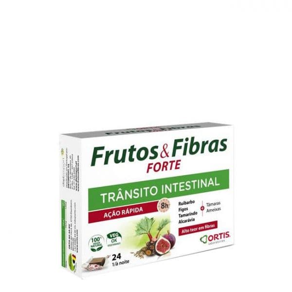Ortis Frutos e Fibras Efeito Rápido 24 Cubos