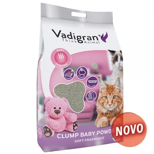 Vadigran Litter Bentonite "babypowder" (talco) 12L