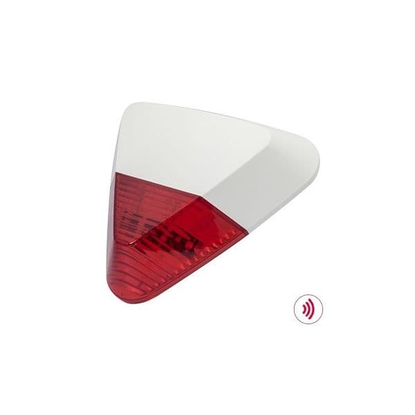Chacon Sirene Exterior com Luz Strobe Vermelha