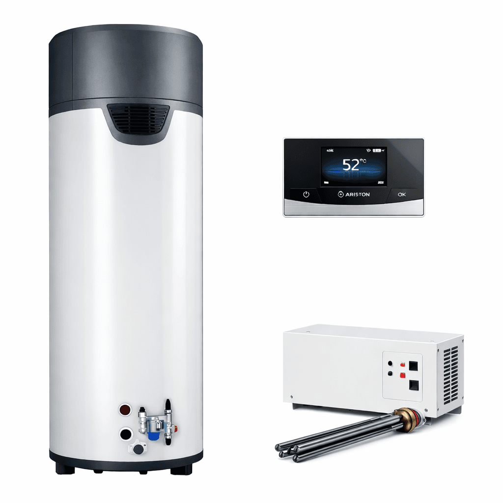 Bomba de Calor para AQS Ariston NUOS EXTRA 1500-150-T + RE 10 kW T
