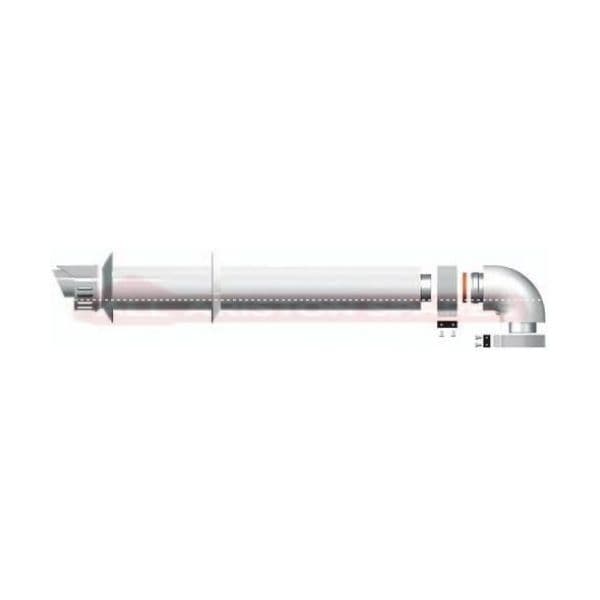 Ariston Kit de Descarga Coaxial D80/125 L1.000 Cond. - 3318090