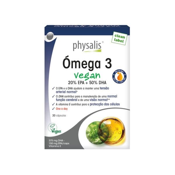 Physalis Ómega 3 Vegan 30 Cápsulas