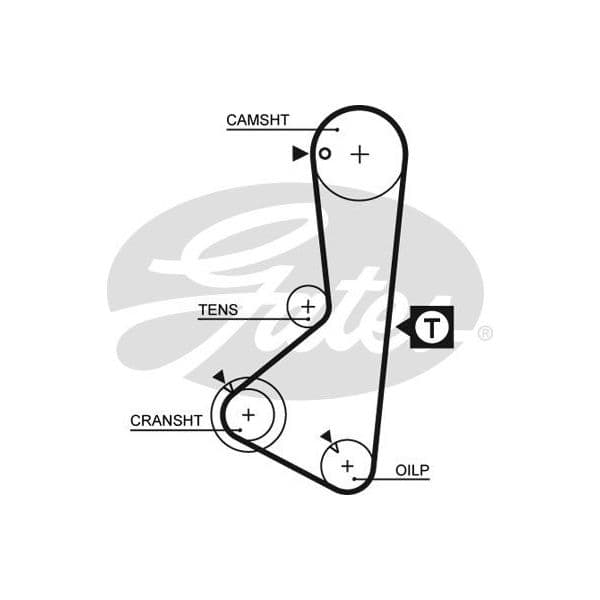 Gates Correia Dentada - 5110