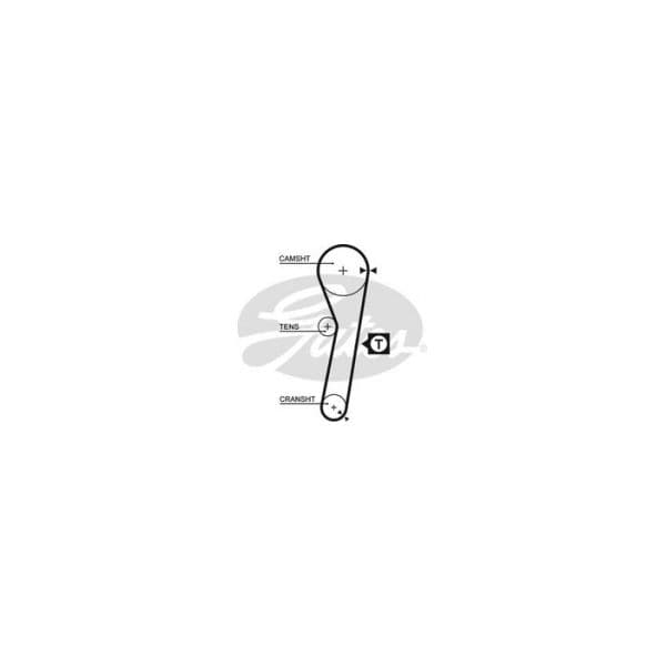 Gates 5263XS - Correia dentada - 5412571007534