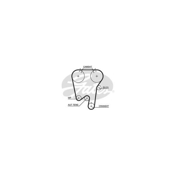 Gates 5378XS - Correia dentada - 5412571011487