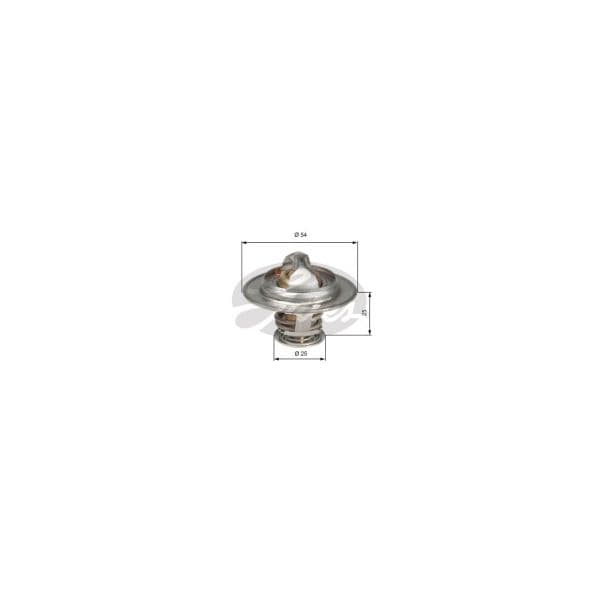 Gates TH13076G1 - Termóstato, líquido de refrigeração - 5412571989090
