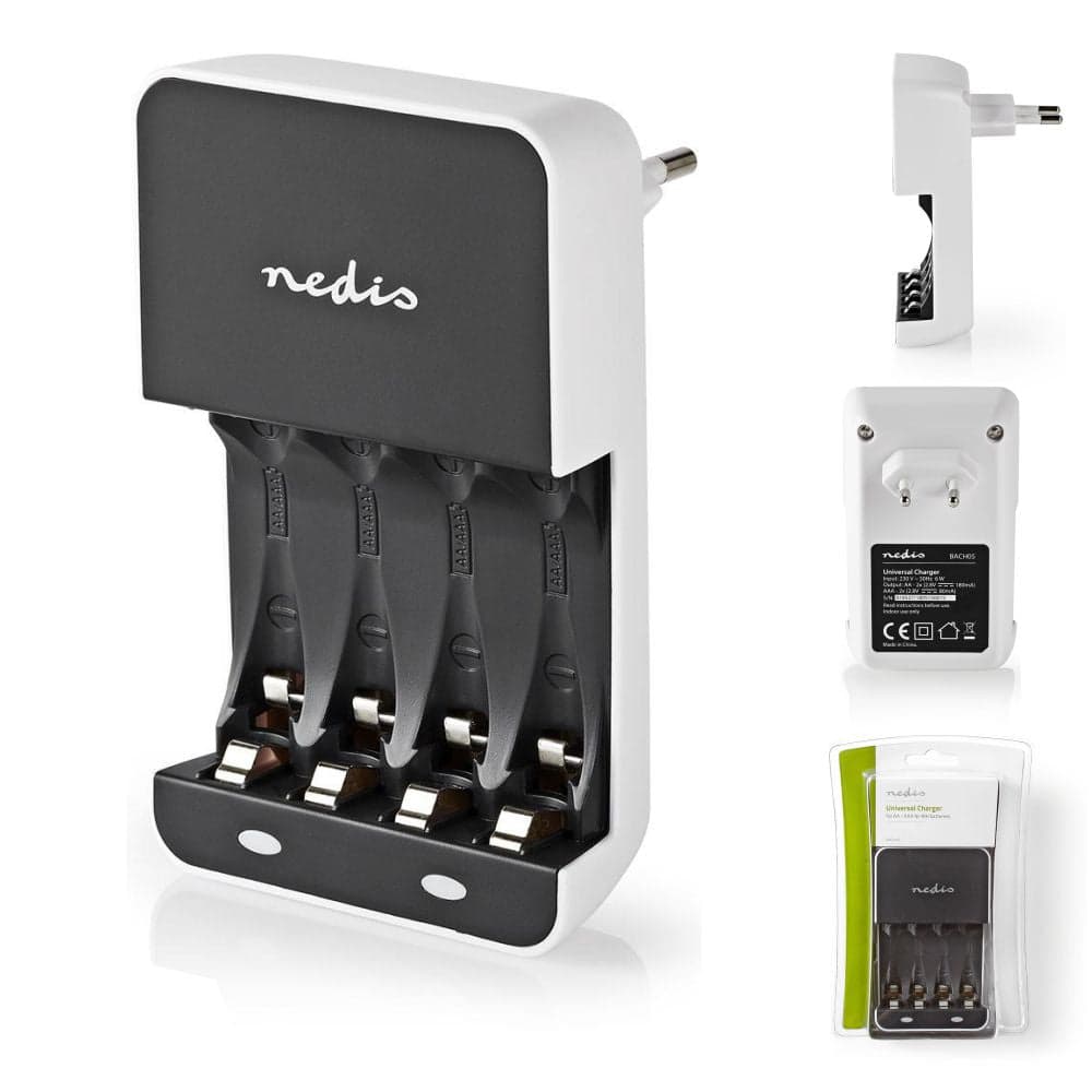 Nedis Carregador de Bateria Nimh Aa / Aaa - BACH05