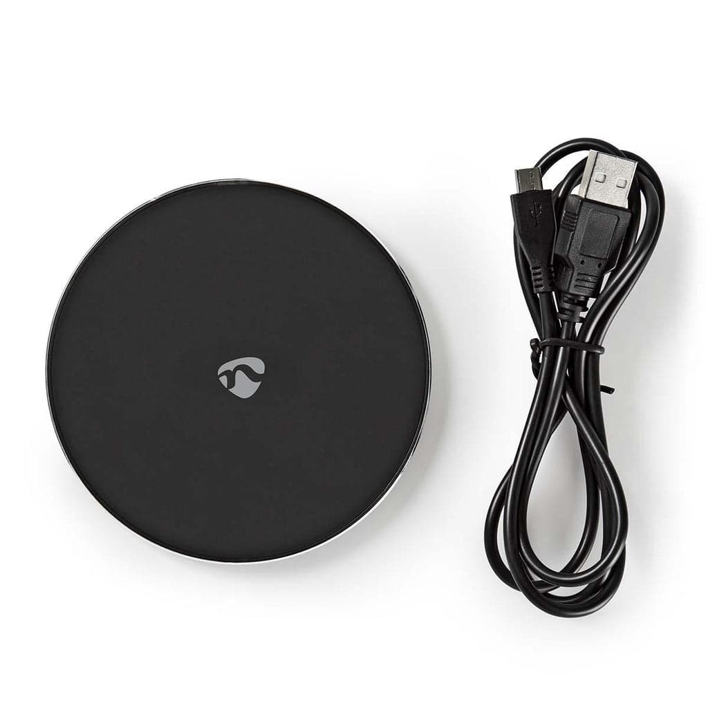 Nedis Base Carregamento Wireless Fast Qi Charger 10W Micro usb Black - WCHAQ10W1BK
