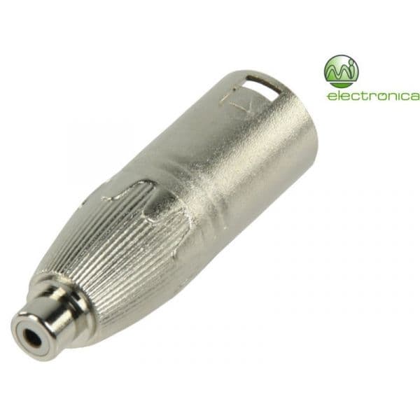 Conetor Adatador Xlr Macho 3 Pin-rca Femea - CAGP15930ME