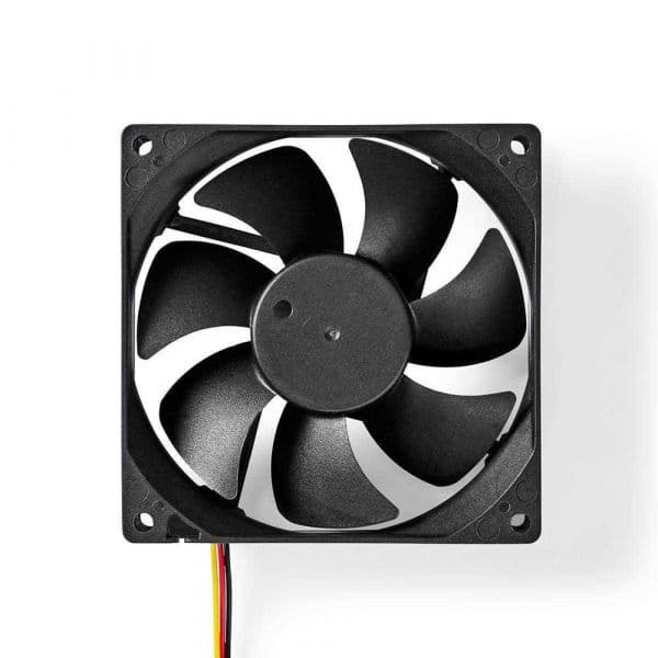 Nedis Ventilador DC DC Tamaño del ventilador: 92 mm 3-pin 26.7 dBA Black DCFAN9225BK