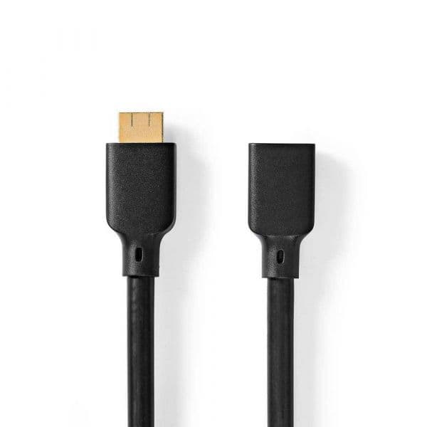 Nedis CVGP35090BK20 Cabo Hdmi 2m Hdmi Type a Preto