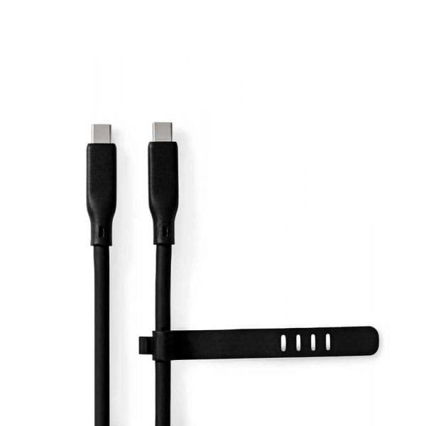 Nedis CCGB64810BK10 Cabo Usb 1m Usb 3.2 Gen 2 (3.1 Gen 2) Usb C Preto