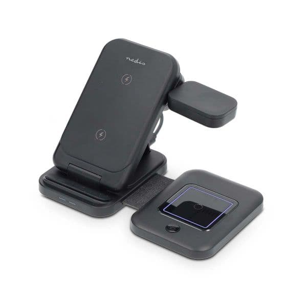 Nedis Carregador Wireless WDCHAQ15W110BK 15W Black