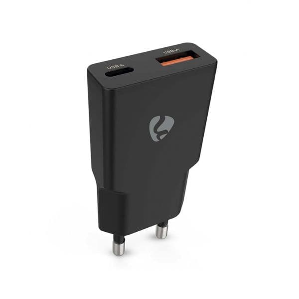 Nedis Carregador WCHA20BK 20W Black