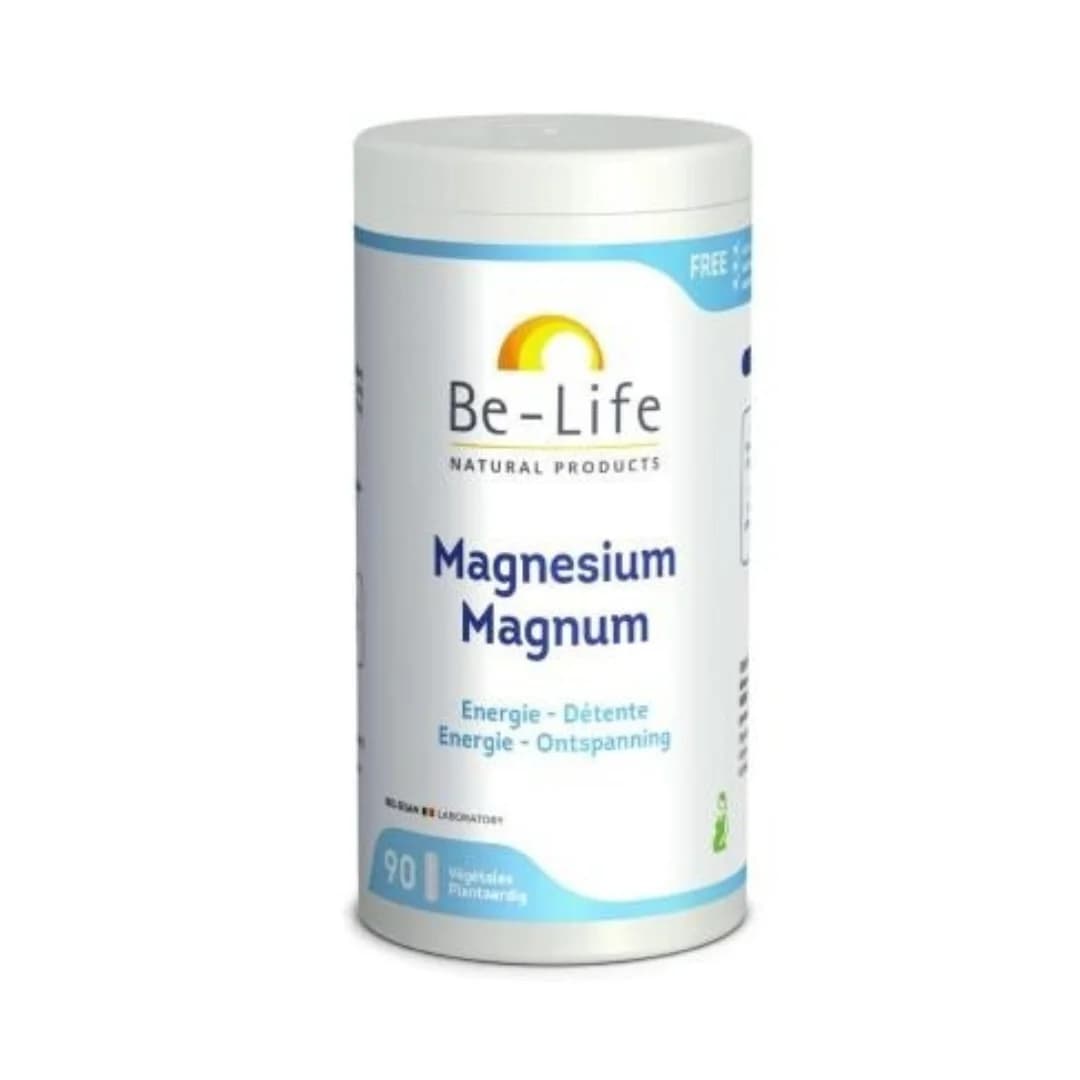 Magnesium Magnum - 90 Cápsulas - Be-Life