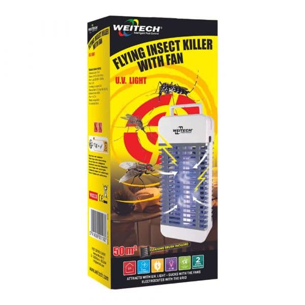 Weitech Mata Insetos 06145 UV Aspirador 50m Preto