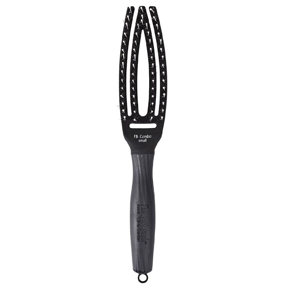 Olivia Garden Fingerbrush Combo Escova Grande com Cerdas de Nylon e Javali Small