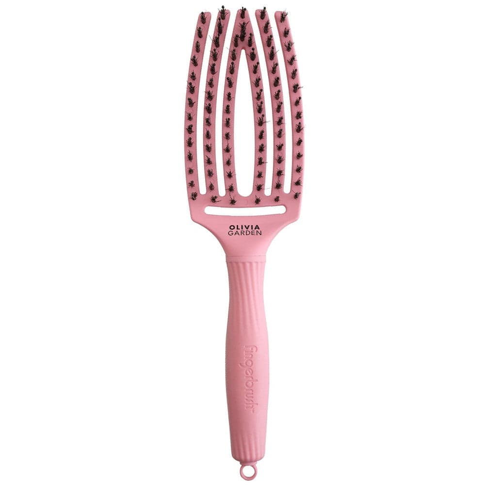 Olivia Garden Finger Brush Soft Pink